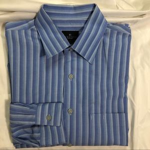 REACTION Kenneth Cole Blue Shirt | 16 34/35